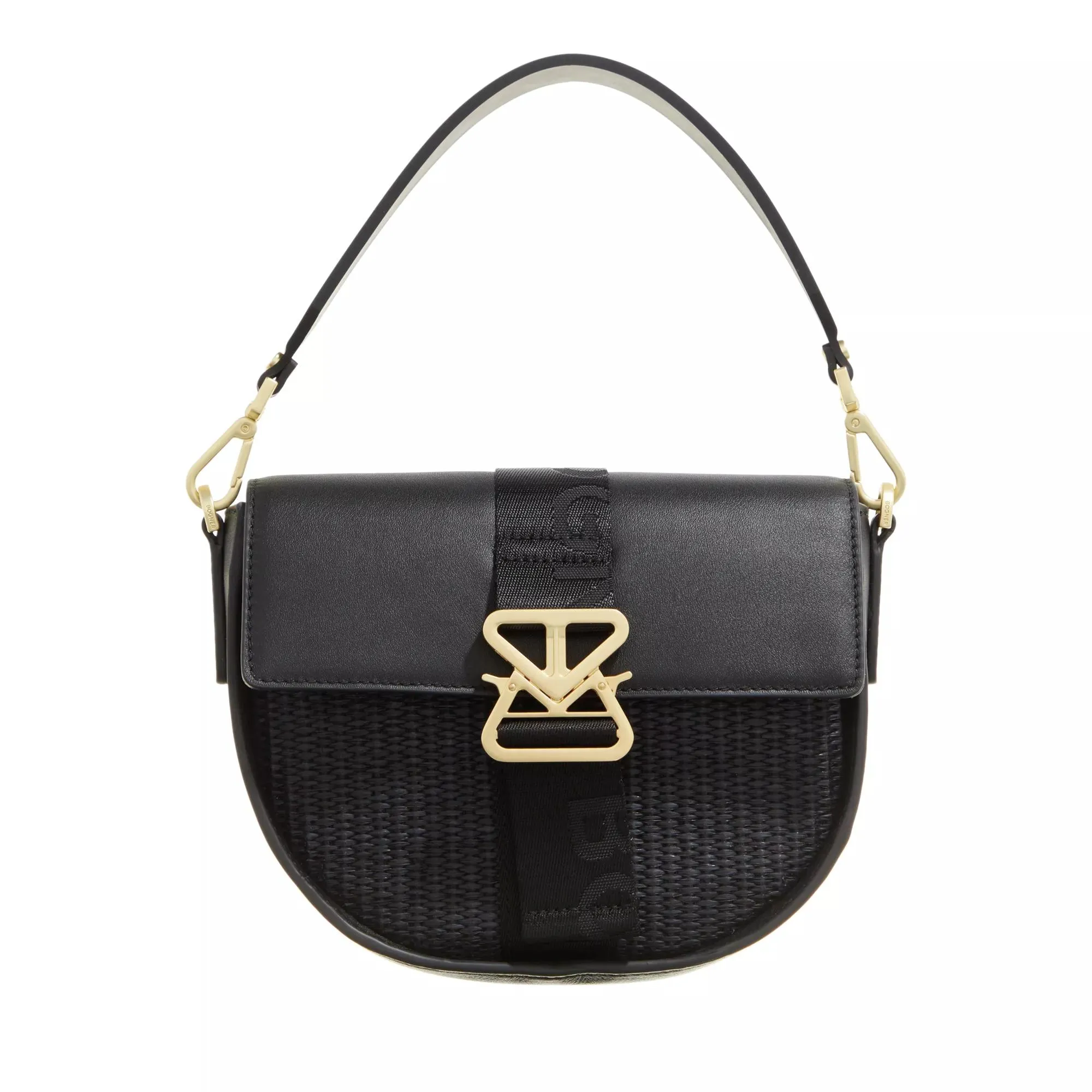   Bogner  Zuoz Rafia Cassy Shoulderbag Shf Black  Saddle Bag 