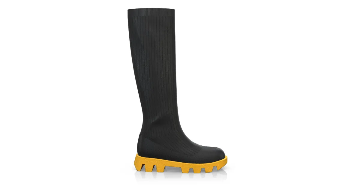 Damen Strickstiefel 41343