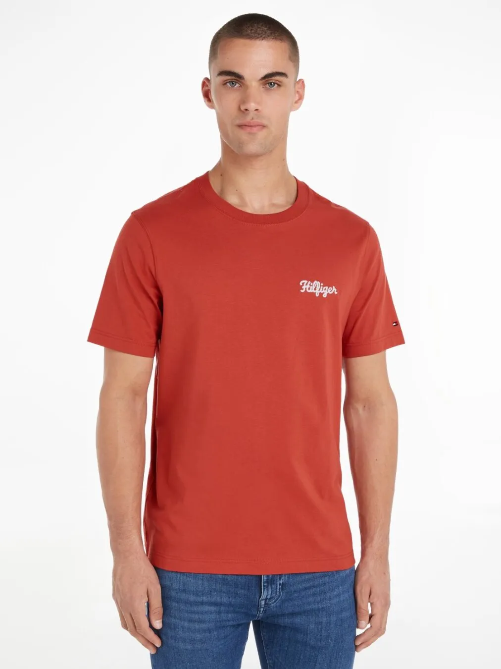HILFIGER CHAINSTITCH TEE