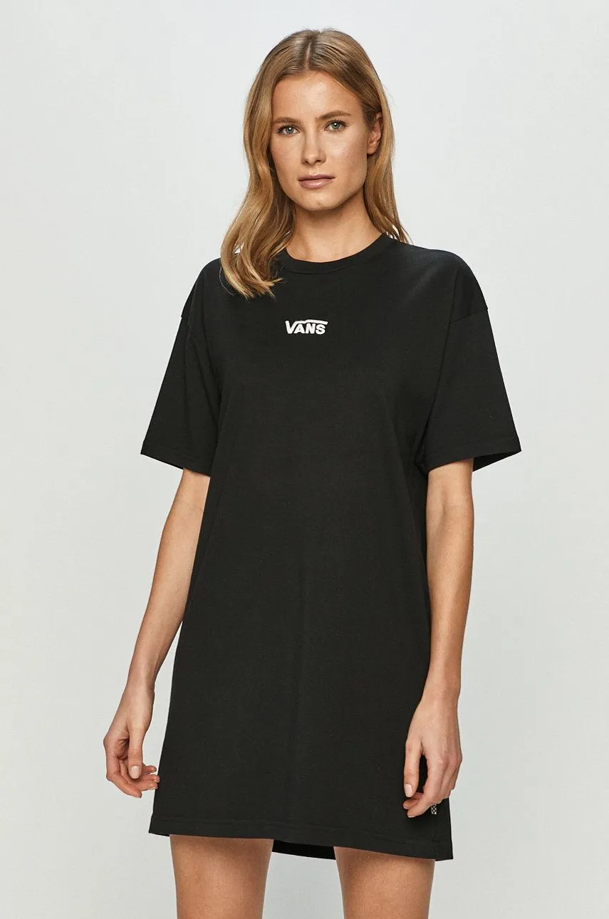Kleid Vans Center Vee Tee Dress VN0A4RU2BLK1