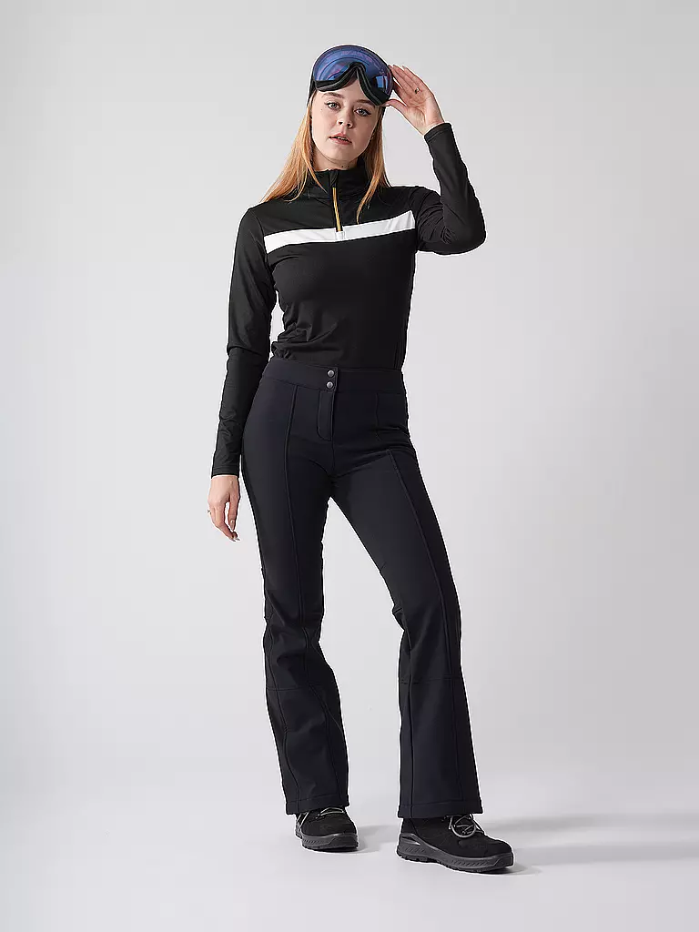 PHENIX, Damen Unterzieh Zipshirt Gold Accent