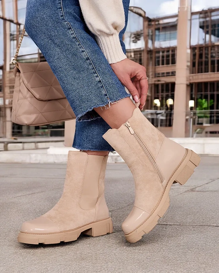 Royalfashion Klassische Damen-Stiefeletten Boru