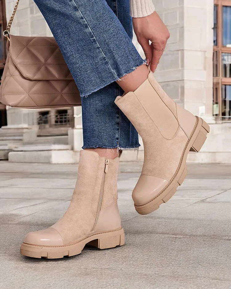 Royalfashion Klassische Damen-Stiefeletten Boru