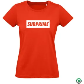 Subprime - Wmn Tee Block Rood
