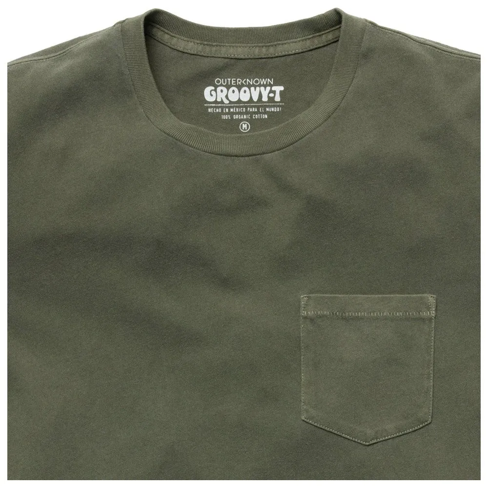 T-Shirt Outerknown ---Groovy Pocket Tee Safari