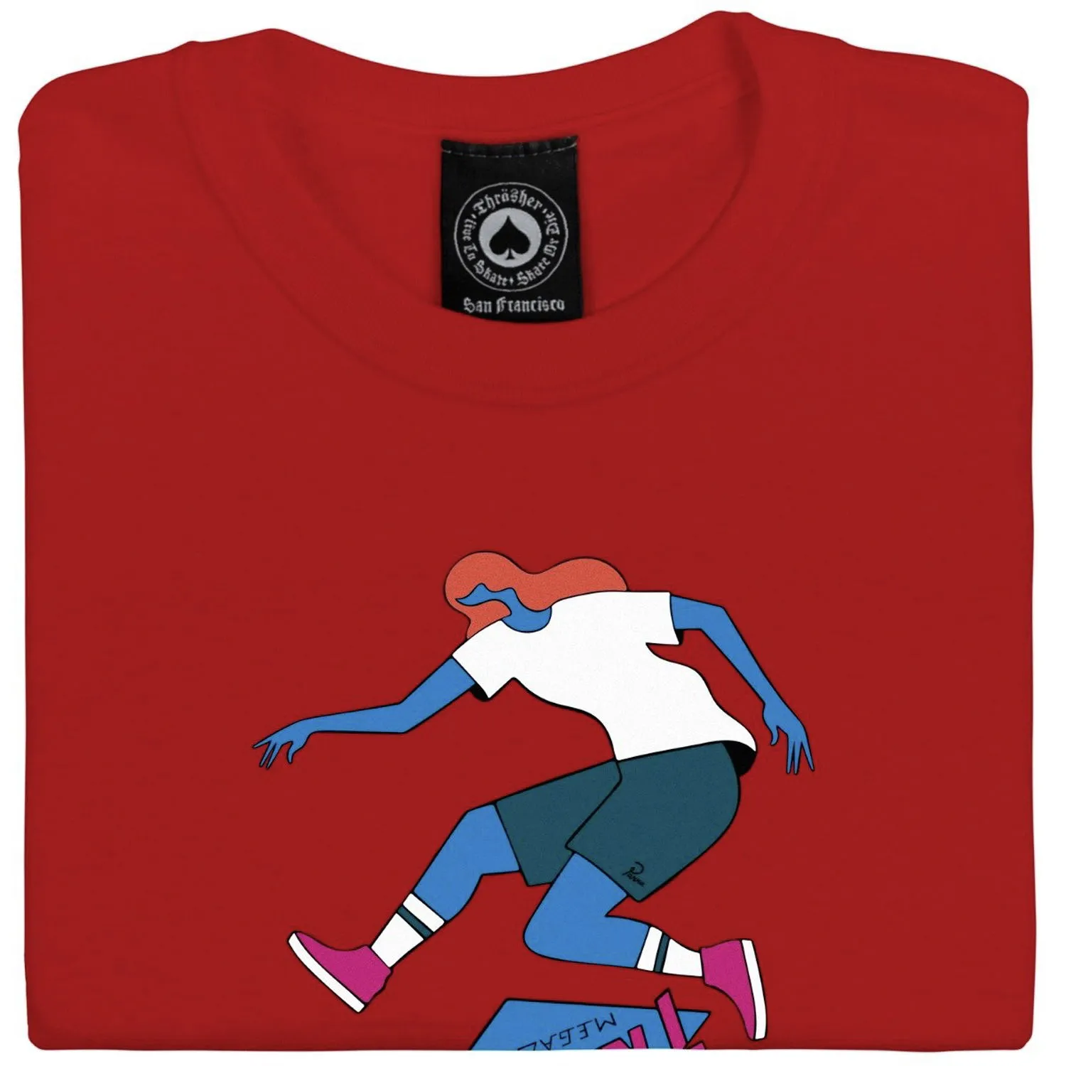 T-shirt Thrasher Tre Tee Red 145159